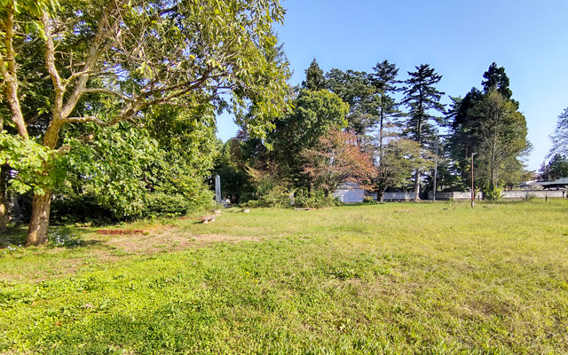 角間川小学校四上校舎跡