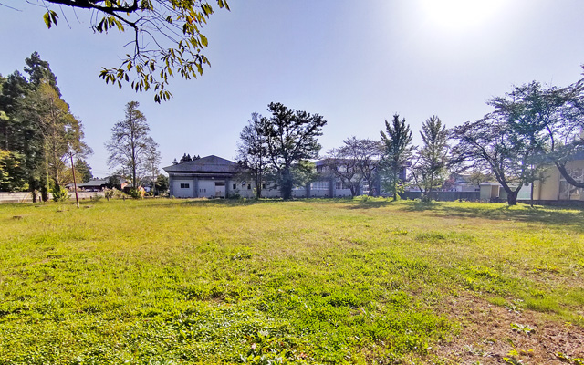 角間川小学校四上校舎跡